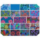 Kaffe Fassett Collective-august 2023 10 inch Charm Pack - Cool thumbnail