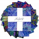 Kaffe Fassett Collective-august 2023 10 inch Charm Pack - Cool thumbnail