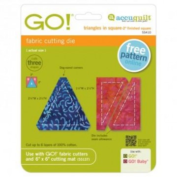GO! Triangle in Square 2 inch, 55410