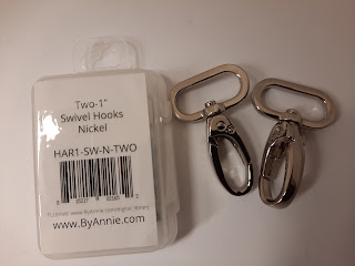 Karabinkroker, 1 inch, nikkel