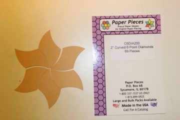 2 inch Curved 6 point star