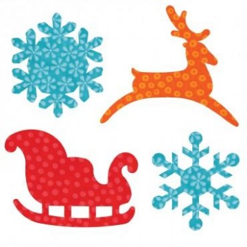GO! Sleigh & Snowflakes