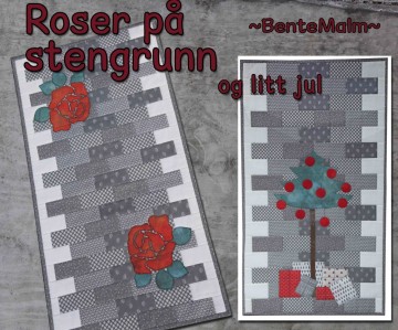 Roser på stengrunn og litt jul, 234