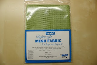Lightweght Mesh fabric, eplegrønn