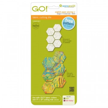 GO! English Paper Piecing hexagon 1/2