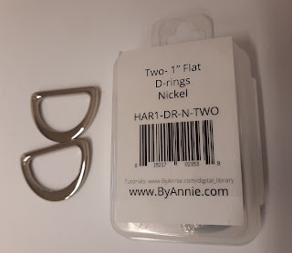 D- ring 1 inch, Nickel