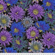 Cactus Flower, Black, 6623