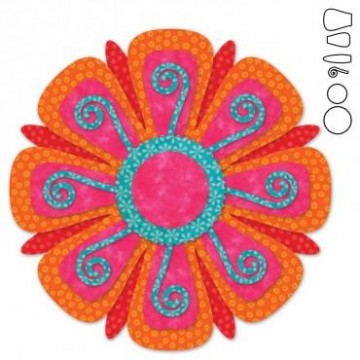 GO! Fancy Flowers Quilt, 55381