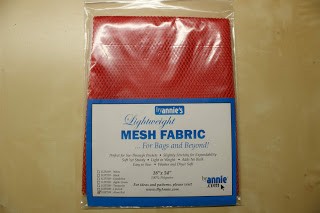 Lightweght Mesh fabric, rød