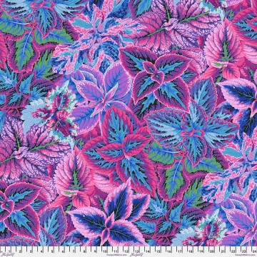 Bold Leaves, Blue, 7168