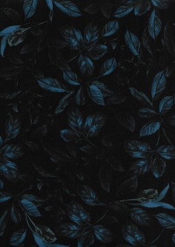 Botanical Leaves Midnight Blue, 5583
