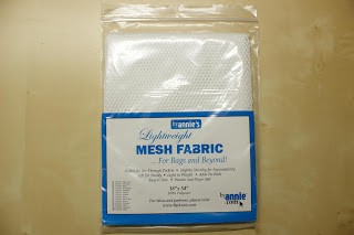 Lightweght Mesh fabric, hvit