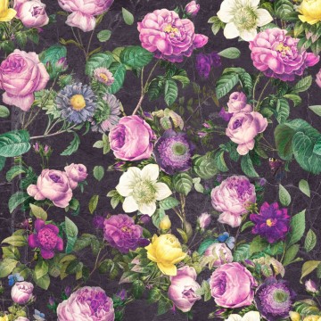 Purple Flower Shop, Canvas, 7184