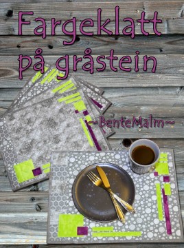 Fargeklatt på gråstein, 205